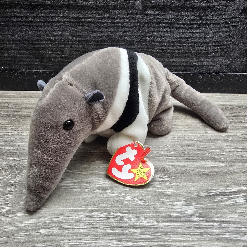 Ty Beanie Baby Ants the Anteater 1997 Stuffed Animal Plush Toy